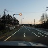 国道6号線を走行中。帰還困難区域は許可車両以外、わき道に入れない。街灯も大半は消灯されていた。