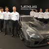 今季、『LC500』でSUPER GTを戦うレクサスGT500勢レギュラードライバー（左端が関口。国本はこの時、別の都合で欠席）。