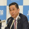 日本自動車工業会・西川廣人会長（16日・港区