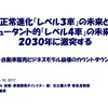 【ビデオ&PDF資料:飛び出せ!ミライのクルマ!!】自動車販売ビジネスモデル崩壊のカウントダウン。正常進化”レベル3自動運転”の未来とミュータント的”レベル4自動運転”の未来が2030年に激突する…インテル野辺継男氏 画像