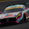 GT300クラスを戦う“初音ミク メルセデス”。