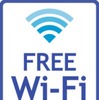 『ALPICO FREE Wi-Fi』のポイントを示すマーク。