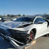 オークションに出品中のホンダ NSX 新型の事故車