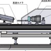 壁にカメラを向けるのではなく、回転ミラーを壁面に向けるため、常にブレのない鮮明な撮影記録がとれる