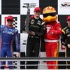 左から2位ディクソン、優勝ニューガーデン、3位パジェノー。
