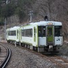 盛岡支社内では、とくに釜石線でシカと列車の接触が多発している。写真は釜石線の普通列車。