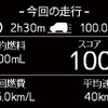 楽しくエコドライブが出来る表示機能（燃費スコア）