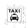 タクシー乗り場の標識（新）