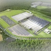 デンソー福島の新工場完成予想図