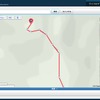 パソコンのgarminconnect.comサイトで地図に通過点を打ち込んでいき、コースを作成する