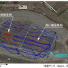 広域ドローン航行計測による探査データ
