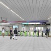 新木場駅（改札口）のイメージ。