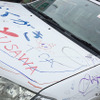 車に自由にペイントできる「落書きカー」は整備工場ならではの特別企画！