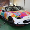 【MX-5カップジャパン 第3戦】レスポンス号、ド派手に大変身！ラッピング施工現場に密着…YMG1