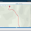 パソコンのgaminconnect.comサイトで地図に通過点を打ち込んでいき、登山コースを作成する