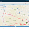 西上州サイクリングの実走コースをパソコンのgaminconnect.comサイトでチェック