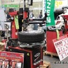 昨年の様子。タイヤチェンジャーなど様々な機工やパーツを展示