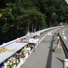 バス転落事故現場（長野県軽井沢町）