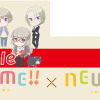 「NEW GAME!!」ラッピング車のイメージ（左側）。7月29日から運行される。