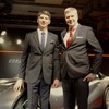 フェラーリ極東・中東エリア統括CEOのディーター・クネヒテル氏（右）とフェラーリ・ジャパン＆コリア代表取締役社長のリノ・デパオリ氏（左）