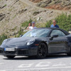 ポルシェ 911カブリオレ 次期型 スクープ写真