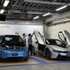 BMW i3（左）とi8（右）