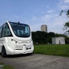 SBドライブが実証実験のために提供する自動運転専用EV『NAVYA ARMA』