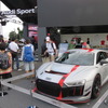 SUPER GT開催中の富士スピードウェイで「Audi R8 LMS GT4」が日本初公開に。