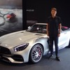 メルセデスAMG GT Cロードスターと上野社長