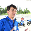 GSX-R1000R車体設定担当、小林浩二さん。