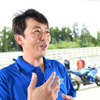 GSX-R1000R車体設定担当、小林浩二さん。