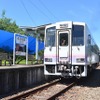 石破茂氏、高千穂あまてらす鉄道を訪問