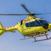 H135。稼働機体1200機以上、60カ国以上で運用され、総飛行時間は400万時間になる、小型双発機。