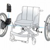 車いす用電動アシストユニット「JWX-2」