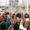 最終日の安治川口駅。