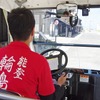 石川県輪島市でおこなわれている電動ゴルフカートを用いた自動運転の実証実験「WA-MO（ワーモ）」。写真は自動運転中の様子