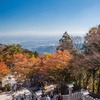 大山阿夫利神社下社からの眺望。