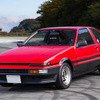 スプリンタートレノ（AE86）に装着されたADVAN HFタイプD