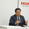 ホンダ　決算を発表する倉石副社長
