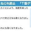 Ｔ型のグリップを採用したことで軽量化され、ねじれにも強くなった