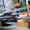 クアルコムのC-V2Xコネクテッドカー技術のイメージ