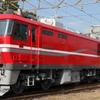 JR貨物のEH800形。2018年1月に京都鉄道博物館で展示される。