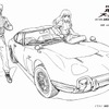 『真夜中のスーパーカー』伝説の ナゴヤ2000GT のぬり絵を募集…NHKドラマ　来春放送