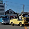 バモスホンダ（前）とT360（後）