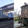 ED312（左）とED144（右）。ED312は12月中に解体の予定となっている。