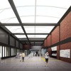 羽沢横浜国大駅のイメージ（コンコース）。2019年度下期に開業する。
