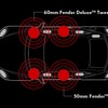 フェンダーサウンド トゥイーター配置図