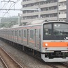 武蔵野線新八柱～東松戸間を走る205系0・5000番台（M9編成）。