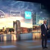2030年以降のモビリティを研究する新組織の立ち上げを発表するVWグループのマティアス・ミュラーCEO（ジュネーブモーターショー2018）