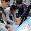 中学生が作った電気自動車、サーキットを走る…日本EVフェスティバル